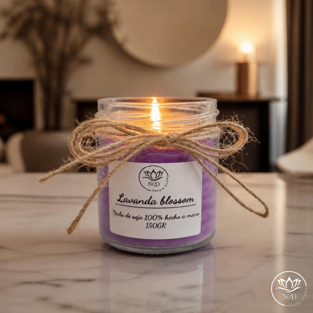 Vela Fragancia Lavanda Blossom
